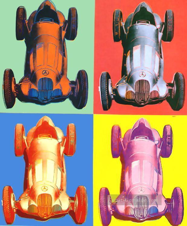 Benz Rennwagen Andy Warhol Ölgemälde